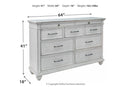 Kanwyn Whitewash Dresser - B777-31 - Nova Furniture
