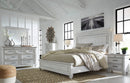 Kanwyn Whitewash Panel Bedroom Set - SET | B777-54 | B777-57 | B777-96 | B777-31 | B777-36 | B777-93 | B777-46 - Nova Furniture