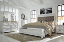 Kanwyn Whitewash Upholstered Storage Bedroom Set - SET | B777-54S | B777-157 | B777-96 | B777-46 | B777-93 - Nova Furniture