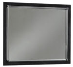 Kaydell Black Bedroom Mirror (Mirror Only) - B1420-36 - Nova Furniture