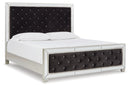 Lindenfield Silver Queen Upholstered Bed - SET | B758-54 | B758-57 | B758-96 - Nova Furniture