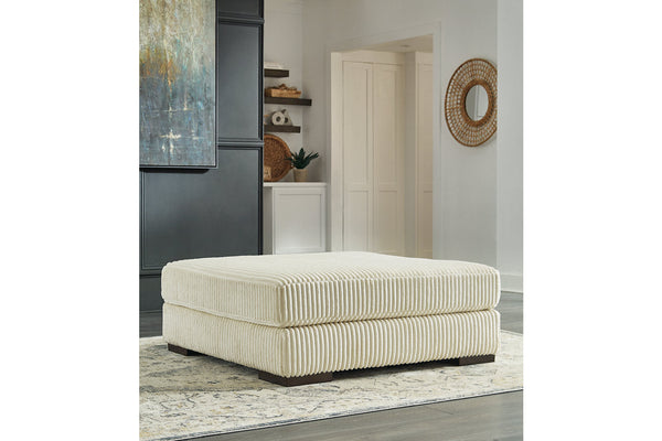 Lindyn Ivory Oversized Accent Ottoman - 2110408 - Nova Furniture
