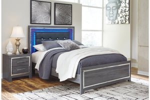 Lodanna Gray Queen Panel Bed - SET | B214-54 | B214-57 | B214-96 - Nova Furniture