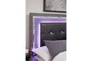 Lodanna Gray Queen Panel Bed with 2 Storage Drawers - SET | B214-54S | B214-57 | B214-96 - Nova Furniture