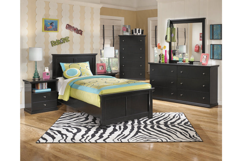 Maribel Black Chest of Drawers - B138-46 - Nova Furniture