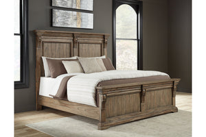 Markenburg Brown Queen Panel Bed - SET | B770-54 | B770-57 | B770-96 - Nova Furniture