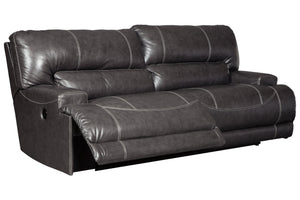 McCaskill Gray Power Reclining Sofa - U6090047 - Nova Furniture