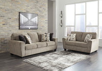 McCluer Mocha Living Room Set - SET | 8100338 | 8100335 - Nova Furniture