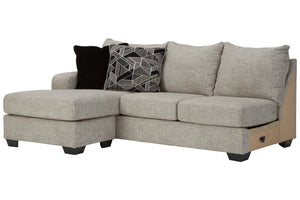 Megginson Storm Left-Arm Facing Sofa Chaise - 9600602 - Nova Furniture
