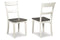 Nelling Two-tone Dining Chair, Set of 2 - D287-01 - Nova Furniture
