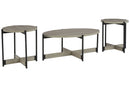 Nevilyn Gray/Black Table, Set of 3 - T066-13 - Nova Furniture