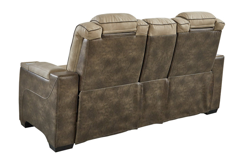 Next-Gen DuraPella Sand Power Reclining Loveseat with Console - 2200318 - Nova Furniture