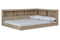 Oliah Natural Full Bookcase Storage Bed - SET | EB2270-165 | EB2270-182 - Nova Furniture