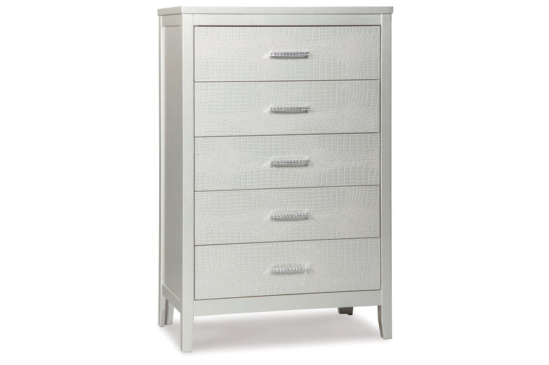 Olivet Silver Chest of Drawers - B560-46 - Nova Furniture