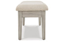 Parellen Beige/Gray 48" Bench - D291-00 - Nova Furniture
