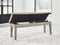 Parellen Beige/Gray Rectangular Storage Dining Set - SET | D291-26 | D291-01(2) | D291-00 - Nova Furniture