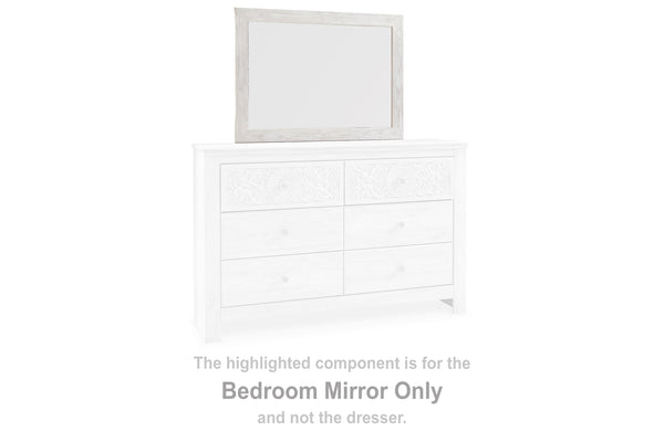 Paxberry Whitewash Bedroom Mirror (Mirror Only) - B181-26 - Nova Furniture