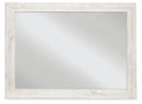 Paxberry Whitewash Bedroom Mirror (Mirror Only) - B181-36 - Nova Furniture