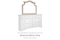 Realyn Chipped White Bedroom Mirror (Mirror Only) - B743-36 - Nova Furniture