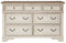Realyn Chipped White Upholstered Panel Bedroom Set - SET | B743-54 | B743-57 | B743-96 | B743-31 | B743-36 - Nova Furniture