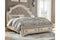 Realyn Two-tone King Upholstered Bed - SET | B743-197 | B743-56S | B743-58 - Nova Furniture