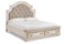 Realyn Two-tone King Upholstered Bed - SET | B743-197 | B743-56S | B743-58 - Nova Furniture