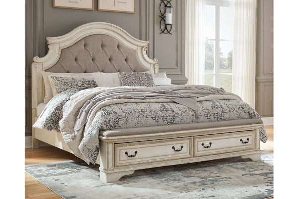 Realyn Two-tone Queen Upholstered Bed - SET | B743-196 | B743-54S | B743-57 - Nova Furniture