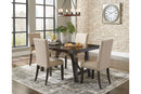 Rokane Brown Dining Extension Table - D397-35 - Nova Furniture