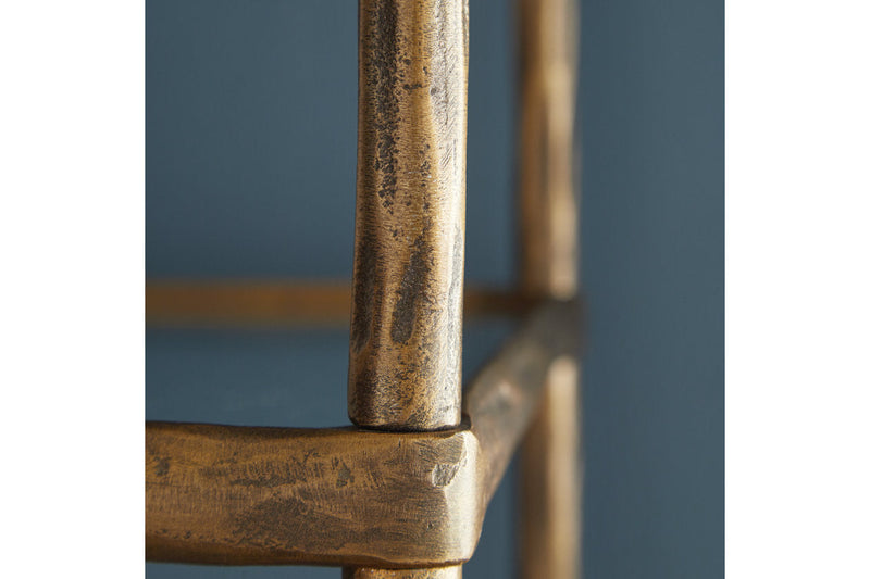 Ryandale Antique Brass Finish Bookcase - A4000441 - Nova Furniture