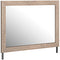 Senniberg Light Brown/White Bedroom Mirror (Mirror Only) - B1191-36 - Nova Furniture