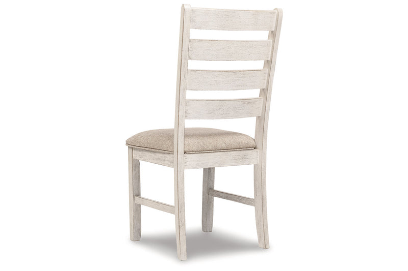 Skempton White/Light Brown Dining Chair, Set of 2 - D394-01 - Nova Furniture