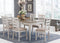 Skempton White/Light Brown Rectangular Dining Set - SET | D394-25 | D394-01(2) - Nova Furniture