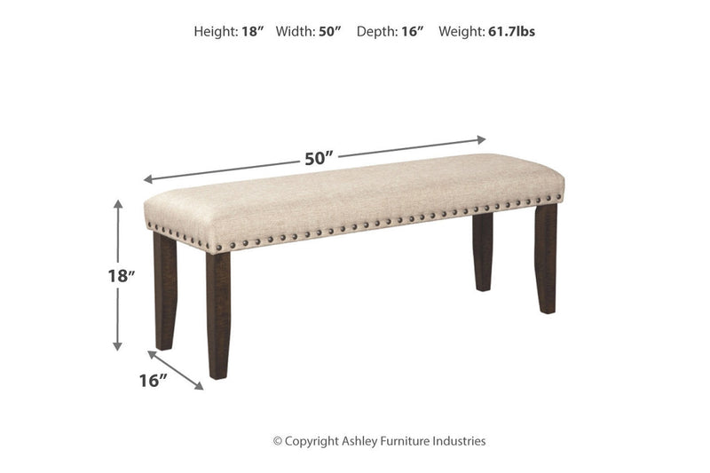 [SPECIAL] Rokane Light Brown Dining Bench - D397-00 - Nova Furniture