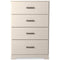 Stelsie White Chest of Drawers - B2588-44 - Nova Furniture