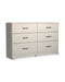 Stelsie White Dresser - B2588-31 - Nova Furniture