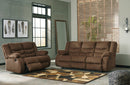 Tulen Chocolate Reclining Living Room Set - SET | 9860588 | 9860586 - Nova Furniture