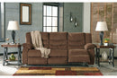 Tulen Chocolate Reclining Sofa - 9860588 - Nova Furniture