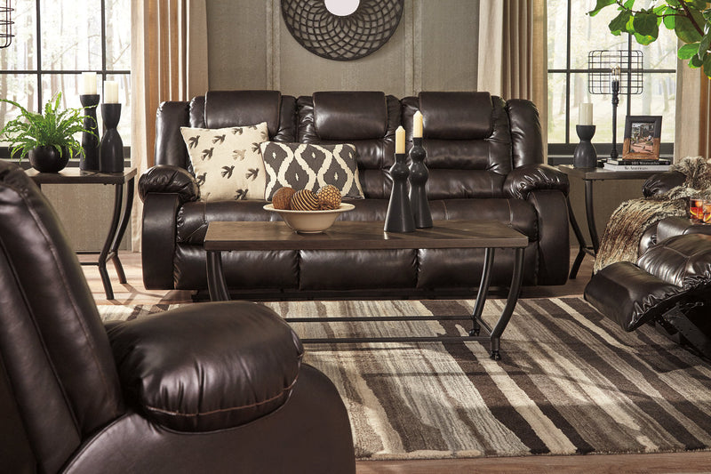 Vacherie Chocolate Reclining Sofa - 7930788 - Nova Furniture