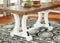 Valebeck Beige/White Rectangular Dining Set - SET | D546-35 | D546-01(2) - Nova Furniture