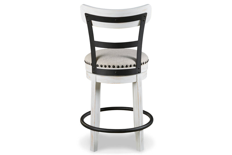 Valebeck White Counter Height Barstool - D546-524 - Nova Furniture