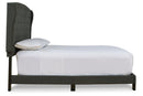 Vintasso Charcoal King Upholstered Bed - B089-882 - Nova Furniture
