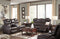 Warnerton Chocolate Power Reclining Living Room Set - SET | 7540715 | 7540718 - Nova Furniture