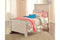 Willowton Whitewash Twin Panel Bed - SET | B267-52 | B267-53 | B267-83 - Nova Furniture