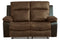 Woodsway Brown Reclining Loveseat - 6450586 - Nova Furniture